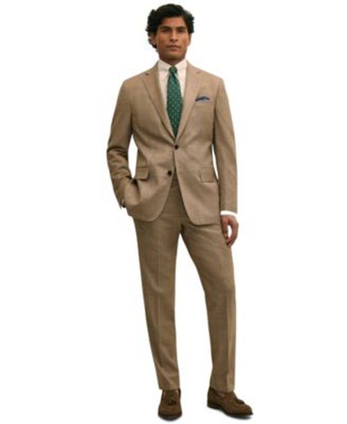 B By B by Mens Plaid Wool Stretch Classic Fit Suit Separates