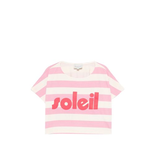 Soleil Striped Graphic T-shirt