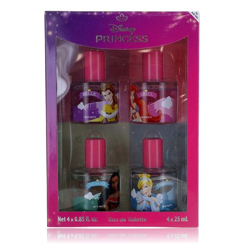 Princess 4-Piece Set 4 x 0.85 oz Kids EDT Spray 663350096996
