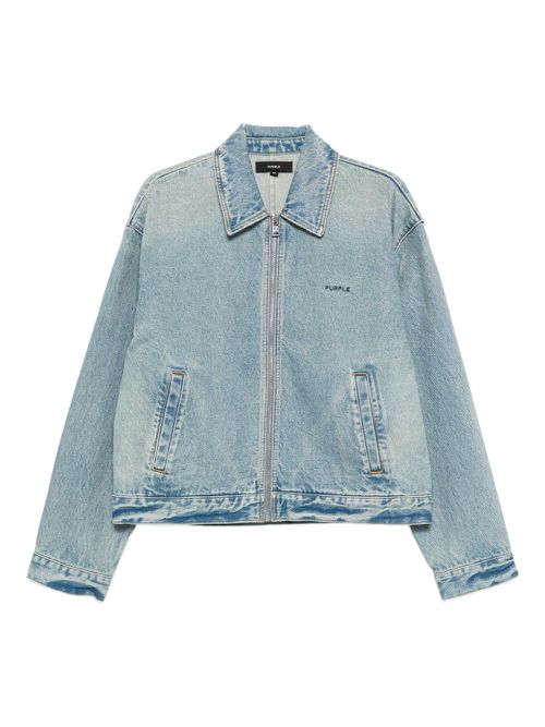 Zip-up denim jacket - Blue