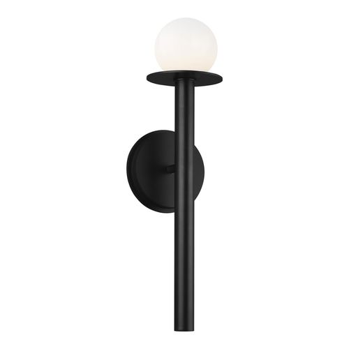 Visual Comfort Studio Nodes Wall Sconce in Midnight Black by Kelly Wearstler