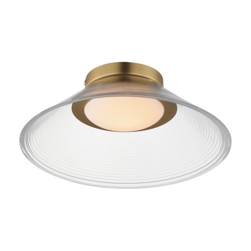 Satin Brass LED Wall Sconce from the Jensen Collection