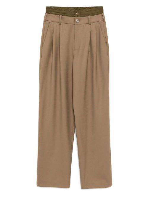 Monse panel detailing trousers - Brown