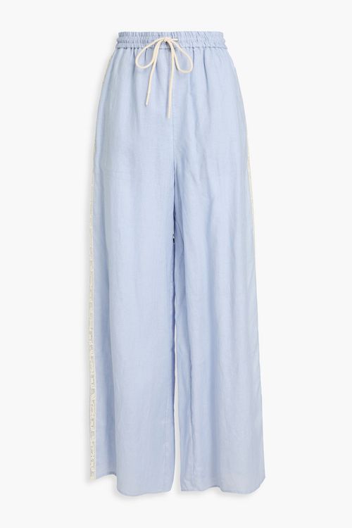 Everley linen wide-leg pants