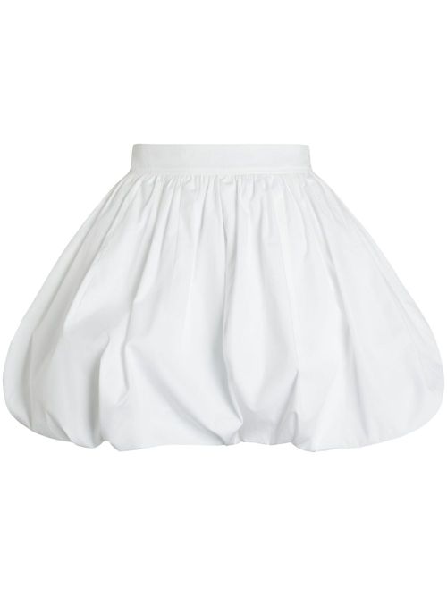 Bubble mini skirt - White