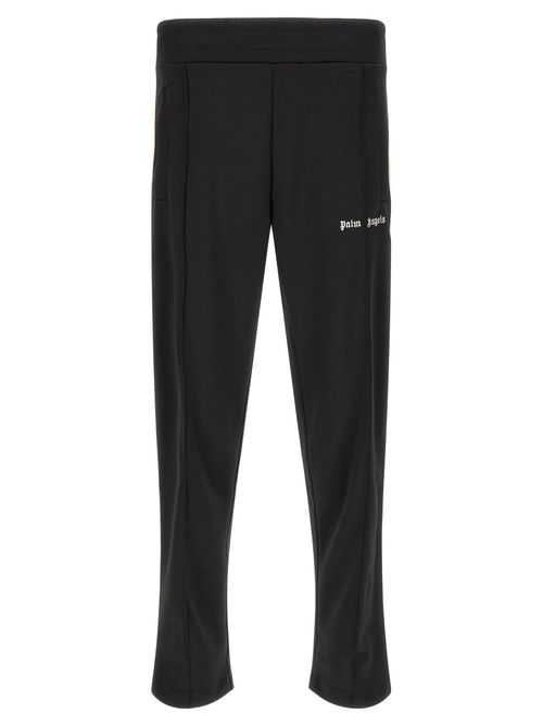 Logo-Embroidered Track Pants — Black