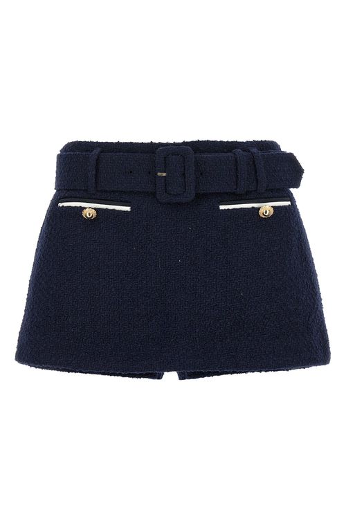 Bouclé Wool Skort