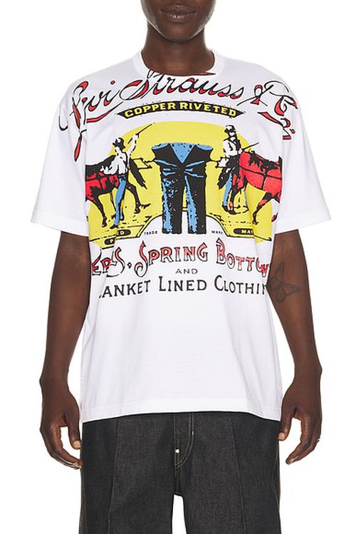 Junya Watanabe x Levi's Tee in White - White. XL/1X also in