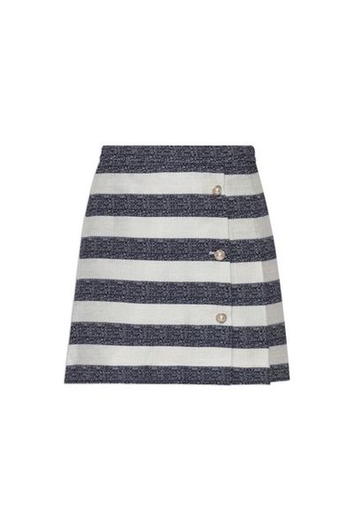 Kate Spade Striped Button Detail Skirt