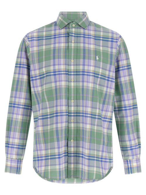 Green Regular Check Shirt
