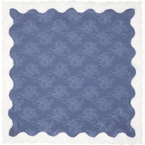 Blue 'The Poetic' Square Scarf