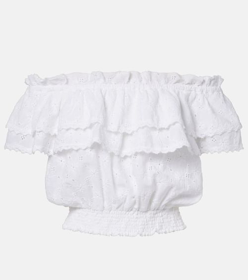 Ruth broderie anglaise cotton crop top