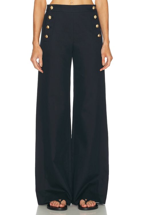 NILI LOTAN HOSE REED in Mitternacht - Navy. 0 also , 4