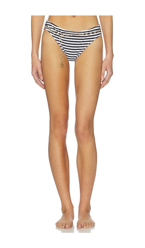 L'AGENCE Nicole Bikini Bottom in Black,White. - M also in