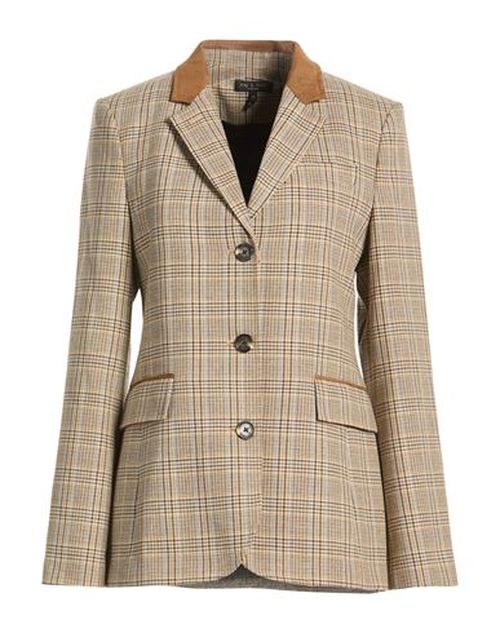 Woman Blazer Camel Size 0 Wool, Polyester