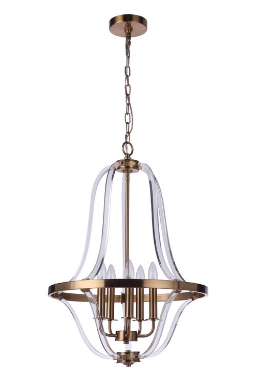 Graclyn 5-Light Foyer in Satin Bra