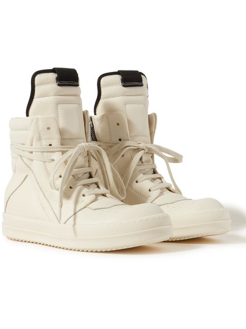 Kids Geobasket Leather High-Top Sneakers