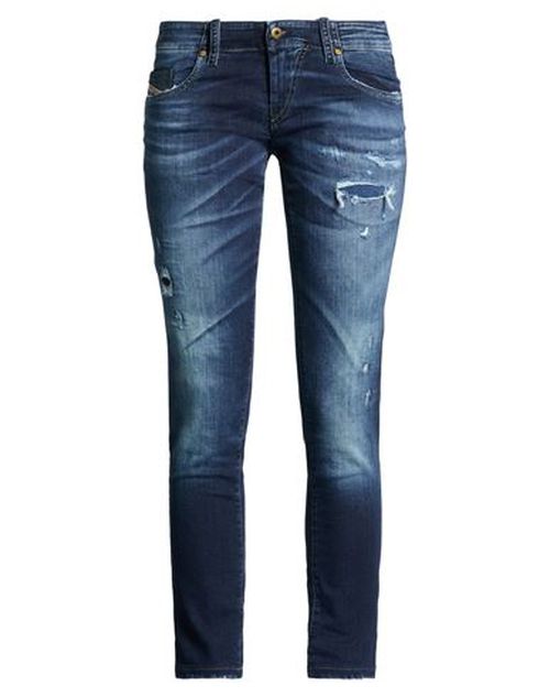 Woman Jeans Blue Size 25 Cotton, Polyester, Elastane, Cow leather
