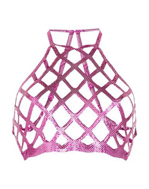 Woman Top Mauve Size M Steel