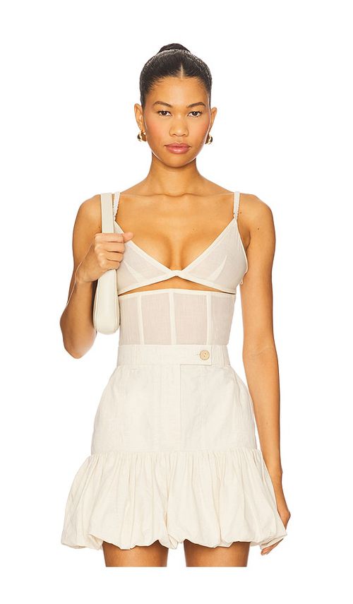 TG Botanical Grace Corset in Ivory.  S. Also in