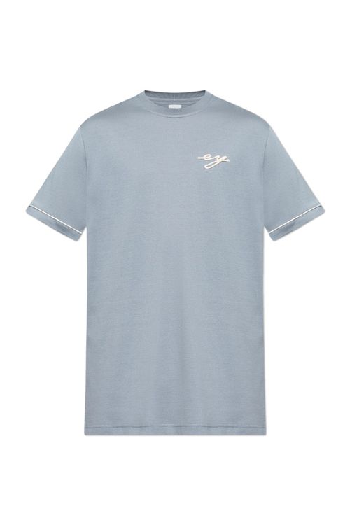 Logo-embroidered T-shirt