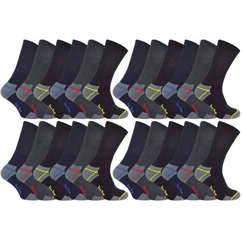 24 Pairs Multipack Ultimate Cotton Rich Work Socks