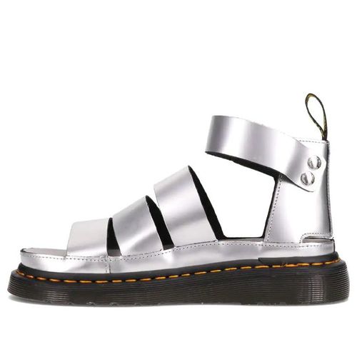 (WMNS) DrMartens Clarissa Thick Sole Sandals Silver