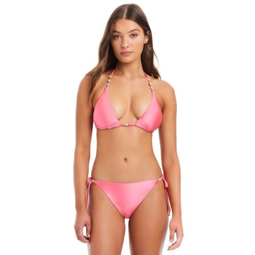 Ballerina Pink Shine Solids Bikini Botto