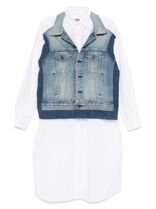 Junya Watanabe x Levi's denim dress - White
