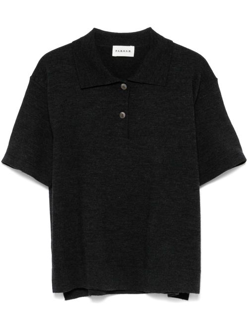 Lime polo shirt - Grey