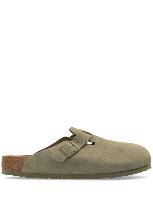 Suede leather sandals - Green