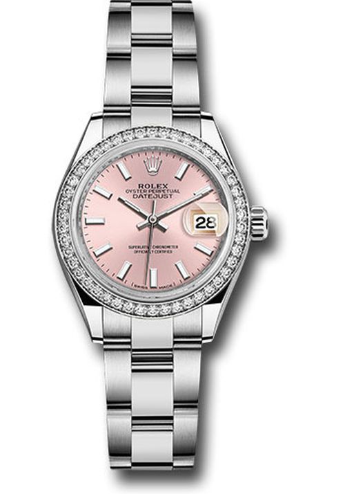 Lady Datejust Automatic Pink Dial Ladies Oyster Watch 279384PSO