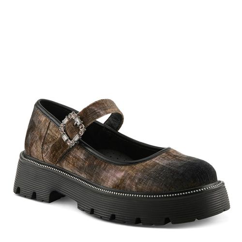 Women's Maryjana Mary Jane Platform Shoes (OLIVE MULTI)