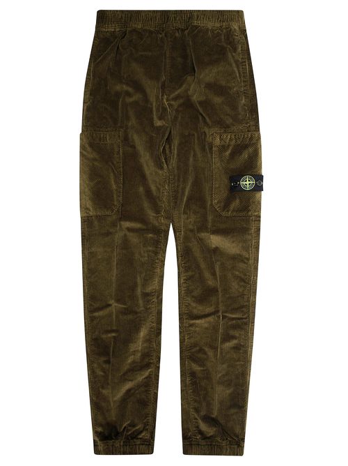 Cargo Corduroy Trousers with Front Pockets