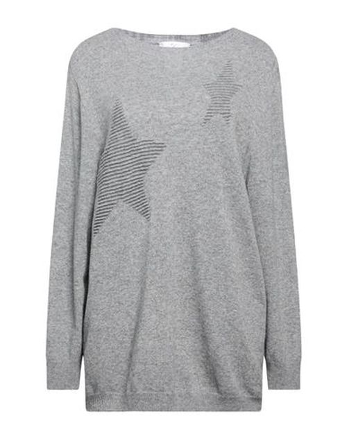 Woman Sweater Grey Size L Merino Wool, Viscose, Polyamide, Cashmere