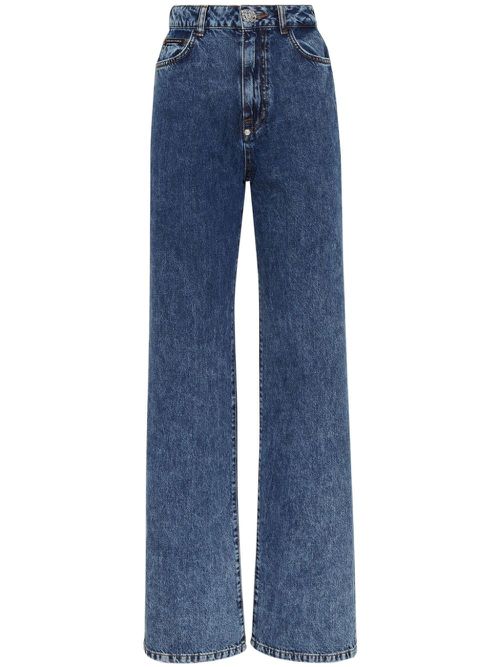 Palace high-rise straight-leg jeans - Blue