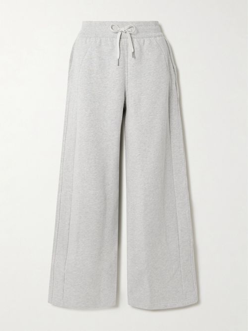 Scuba Mid-rise Wide-leg Pants