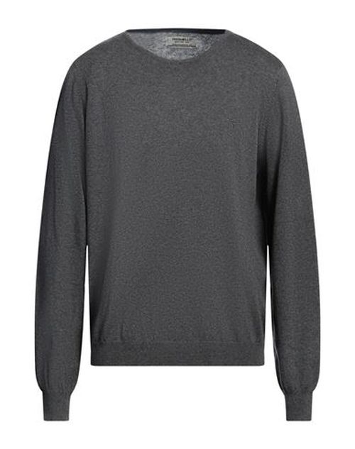 Man Sweater Grey Size 3XL Cotton, Wool