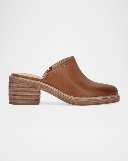 65mm Kate Leather Mules