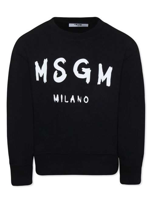 Logo-print sweatshirt - Black