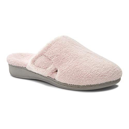Vionic Women’s Gemma Mule Slipper - Comfortable Spa House Slippers that include Three-Zone Comfort with Orthotic Insole Arch Support