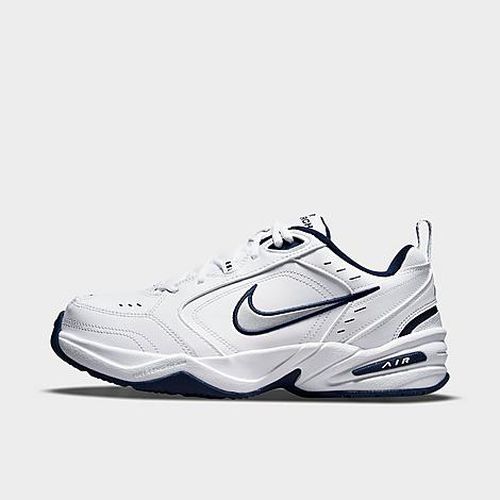Men's Air Monarch IV Casual Shoes (Wide Width 4E) in WHITE/METALLIC SILVE
