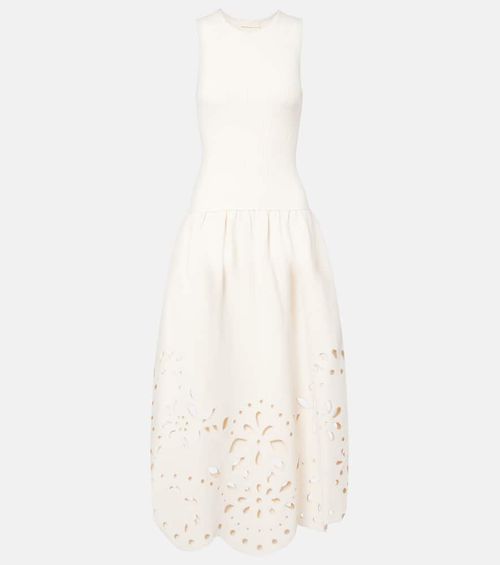 Rosaline broderie anglaise midi dress