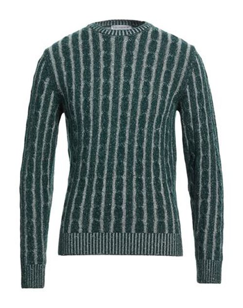 Man Sweater Green Size M Merino Wool