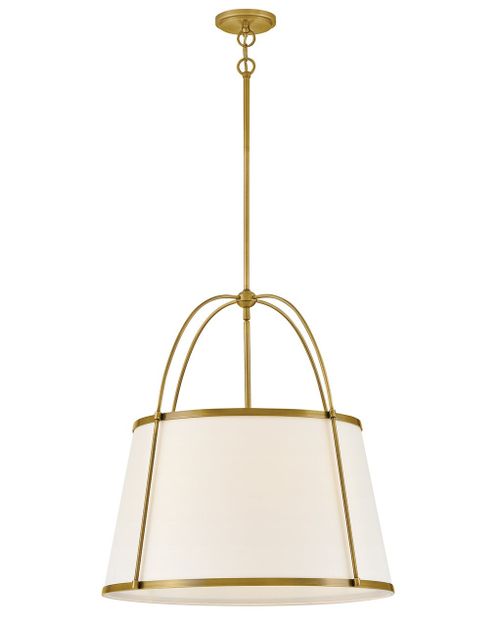 Lacquered Dark Brass LED Chandelier from the Clarke Collection
