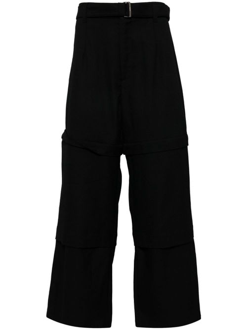 Meta pleated trousers - Black