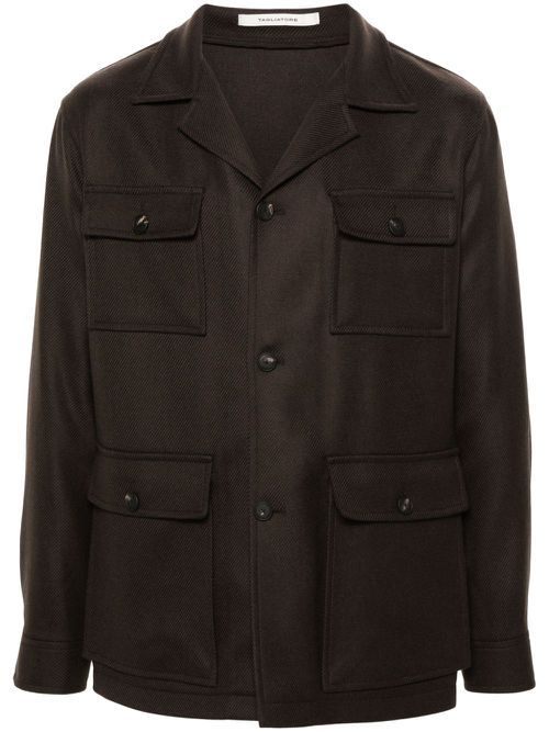 Tempest button-down shirt jacket - Brown