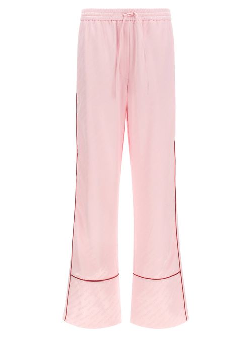 Jacquard Satin Pajama Pants