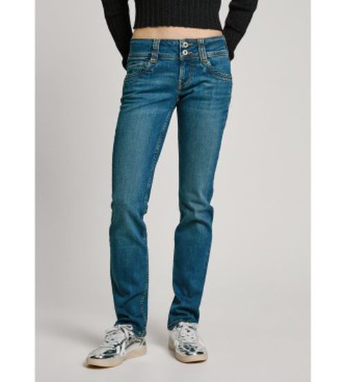 Pepe Jeans for woman. PL204159IA1 Jeans in regular fit Iconic Gen blue (25/32), Casual, Cotton, Denim, Sustainable