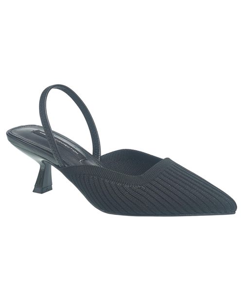 Ladies Coco Slingback Kitten Heel - Black